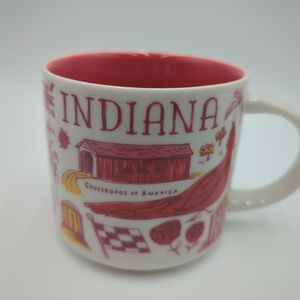 Starbucks Indiana Been There Series Coffee Mug 14oz Red - New No Box